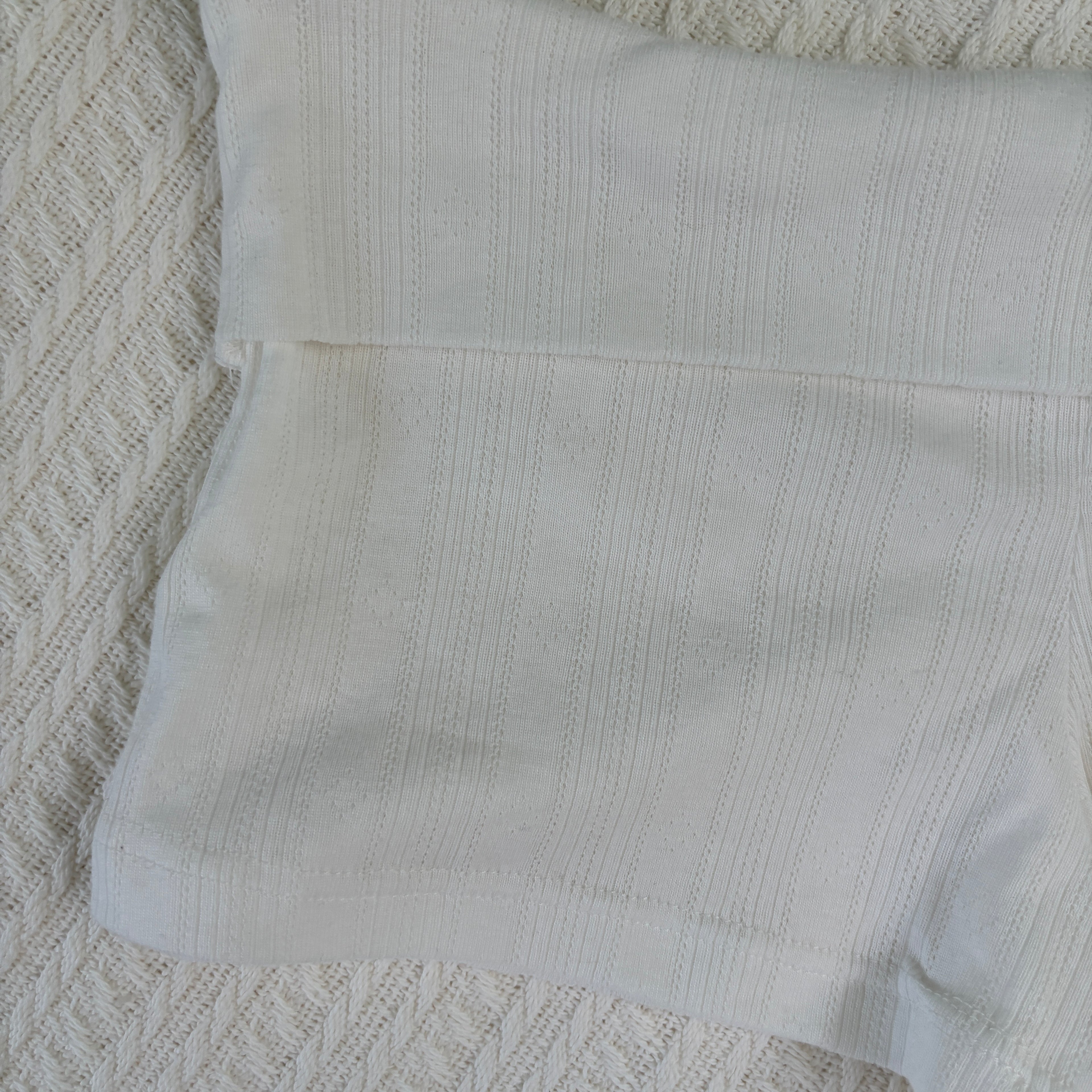mini foldover shorts