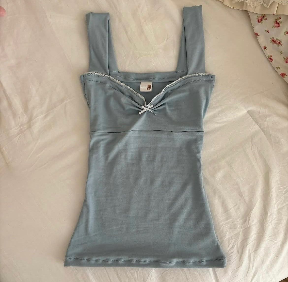 blue rose top
